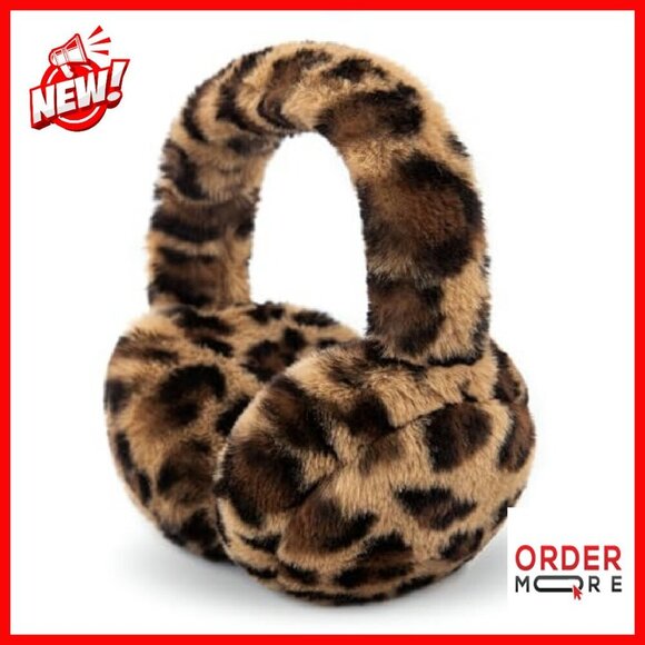 Faux Fur Foldable Earmuffs Winter Ear Warmers Women Girls Outdoor main image 6